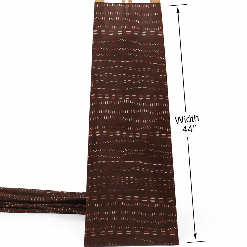 Chanderi Silk Print Fabric