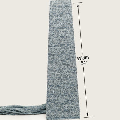 Denim Embroidery Fabric