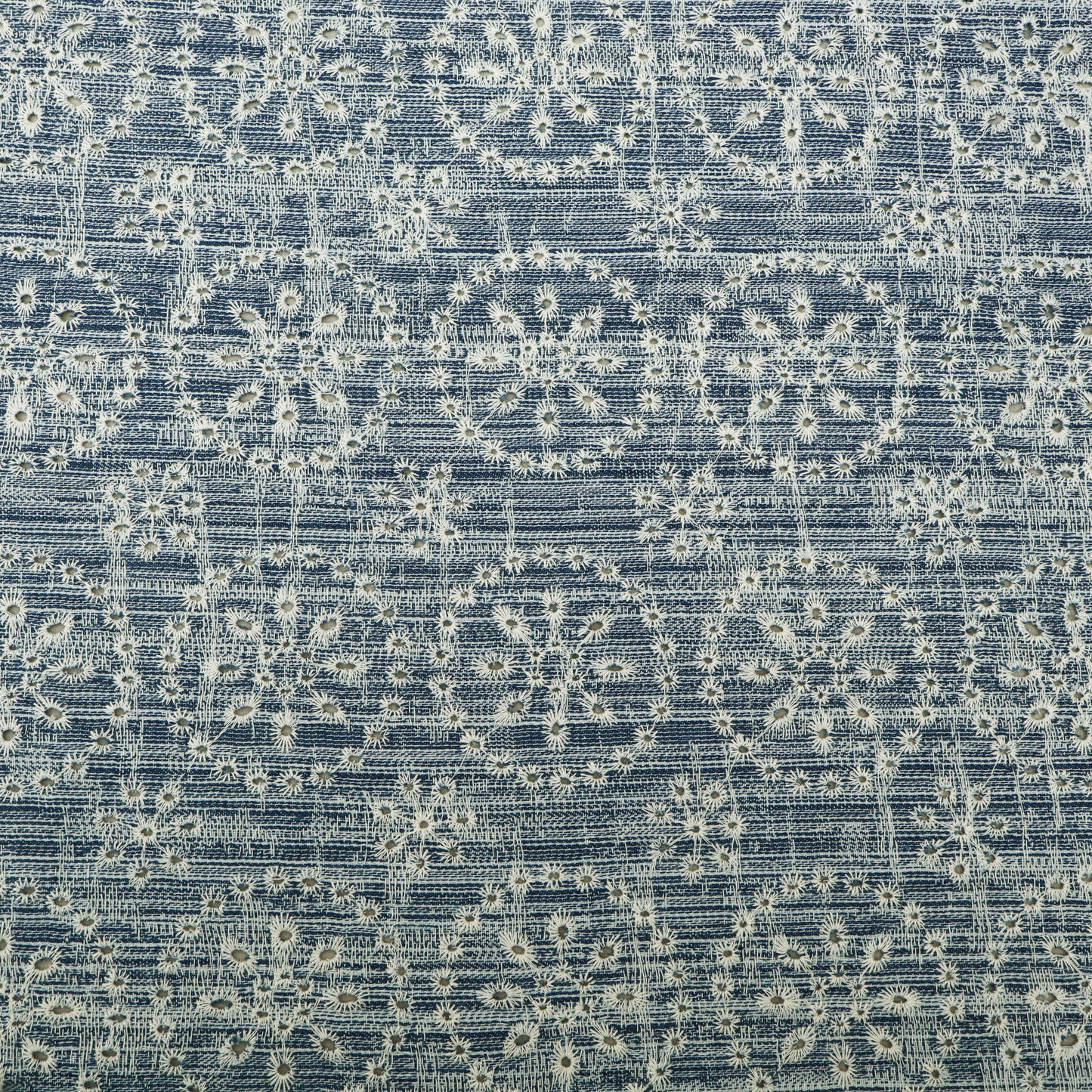 Denim Embroidery Fabric