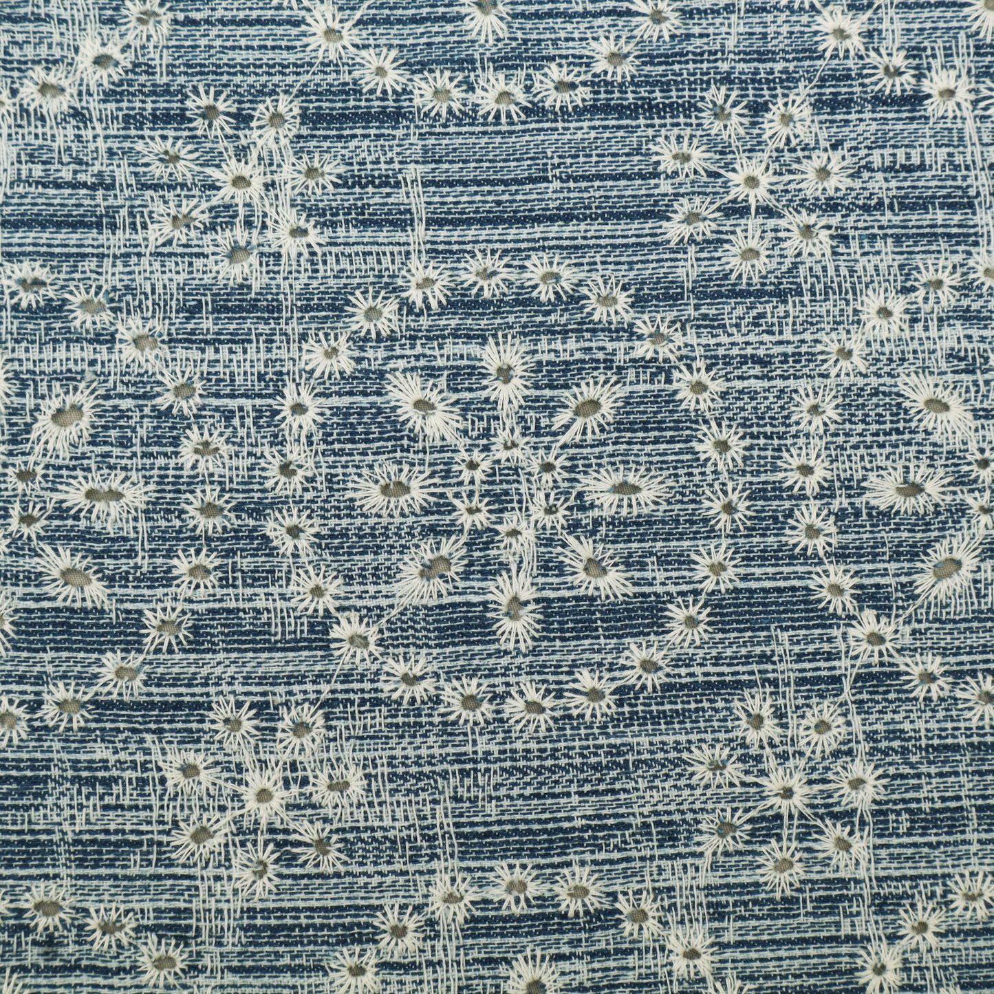 Denim Embroidery Fabric