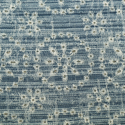 Denim Embroidery Fabric
