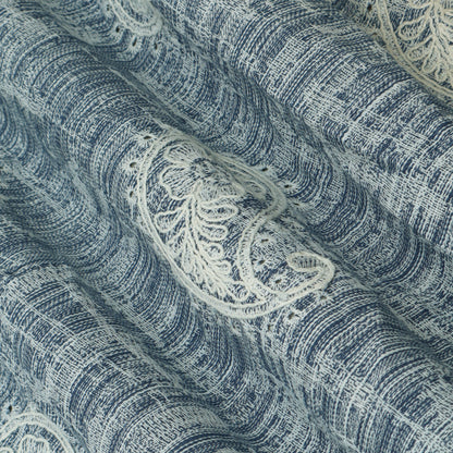 Denim Embroidery Fabric