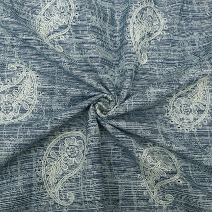 Denim Embroidery Fabric
