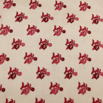 Chanderi Silk Print Fabric