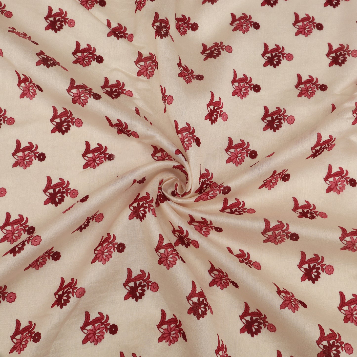 Chanderi Silk Print Fabric