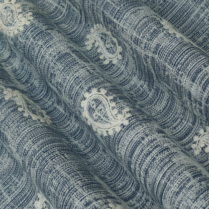Denim Embroidery Fabric