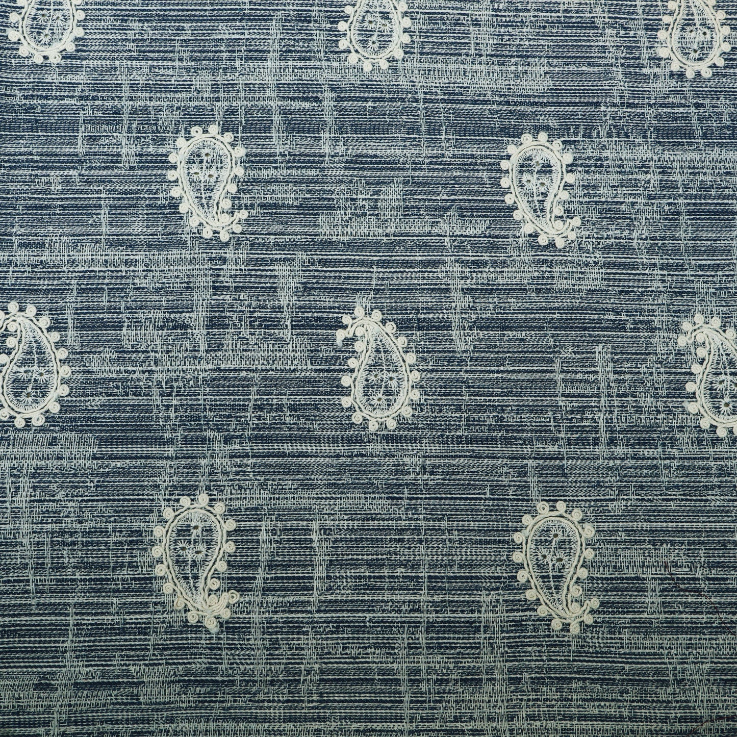 Denim Embroidery Fabric