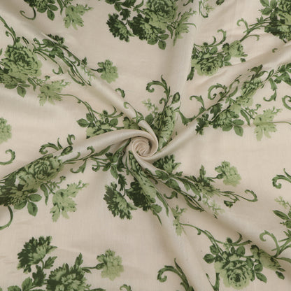 Chanderi Silk Print Fabric