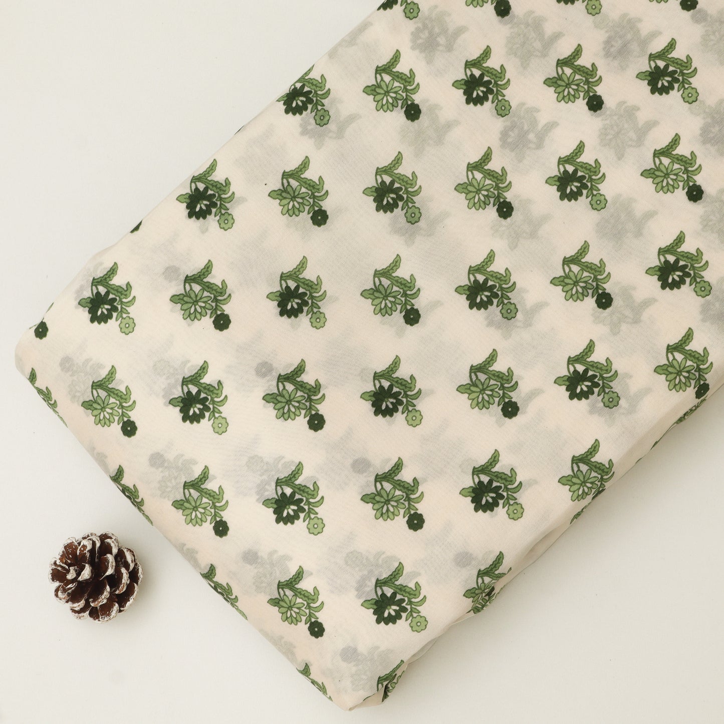 Chanderi Silk Print Fabric