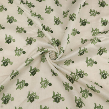Chanderi Silk Print Fabric