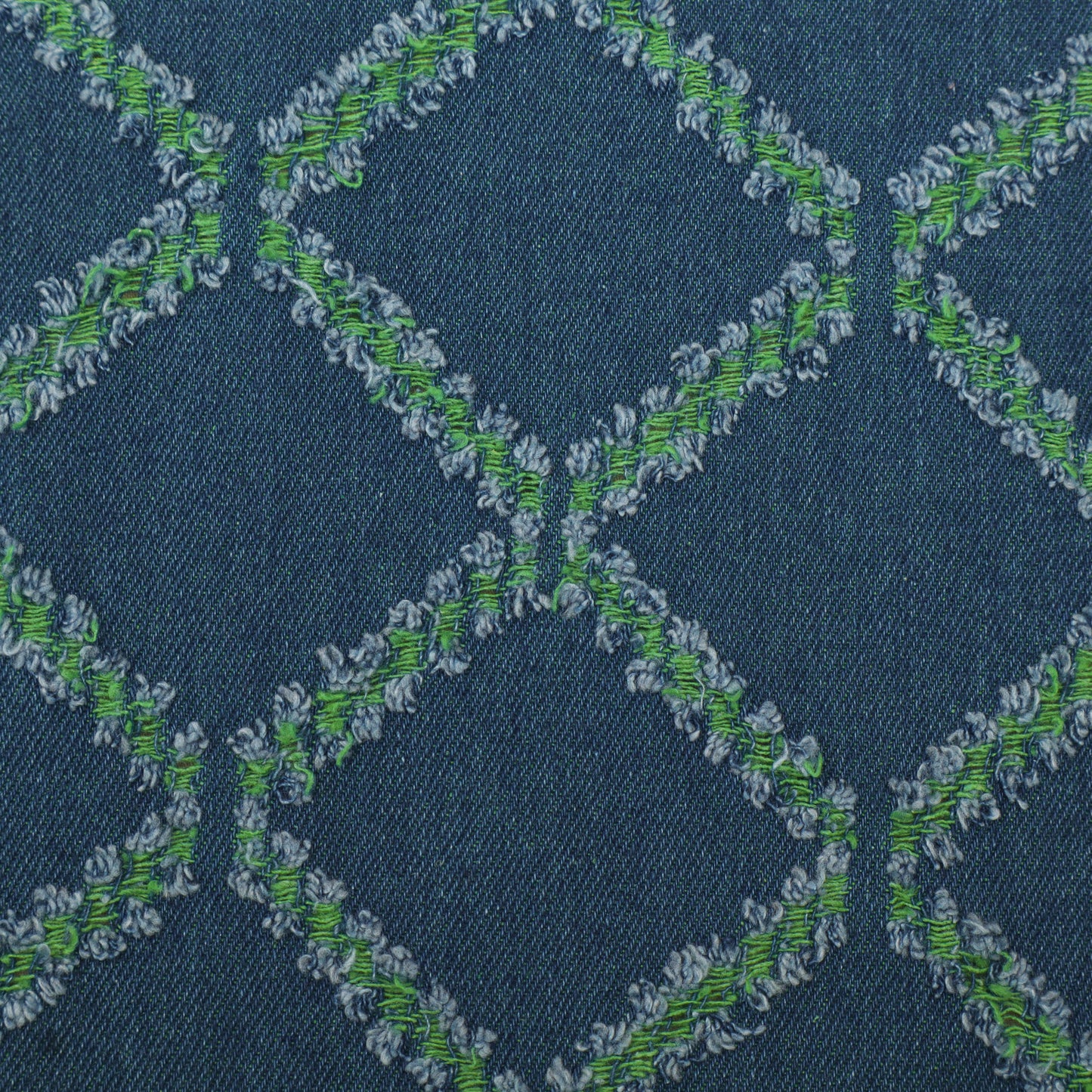 Denim Embroidery Fabric