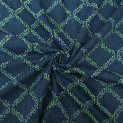 Denim Embroidery Fabric