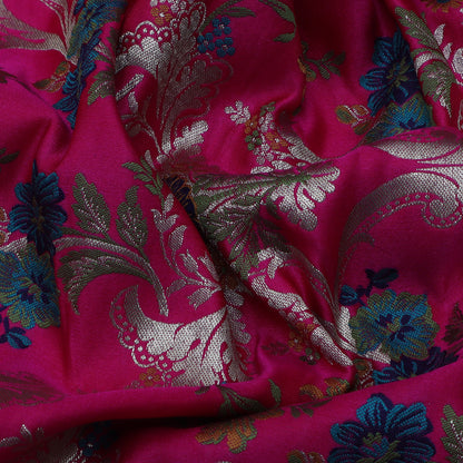 Rani Color Multi Kimkhab Fabric