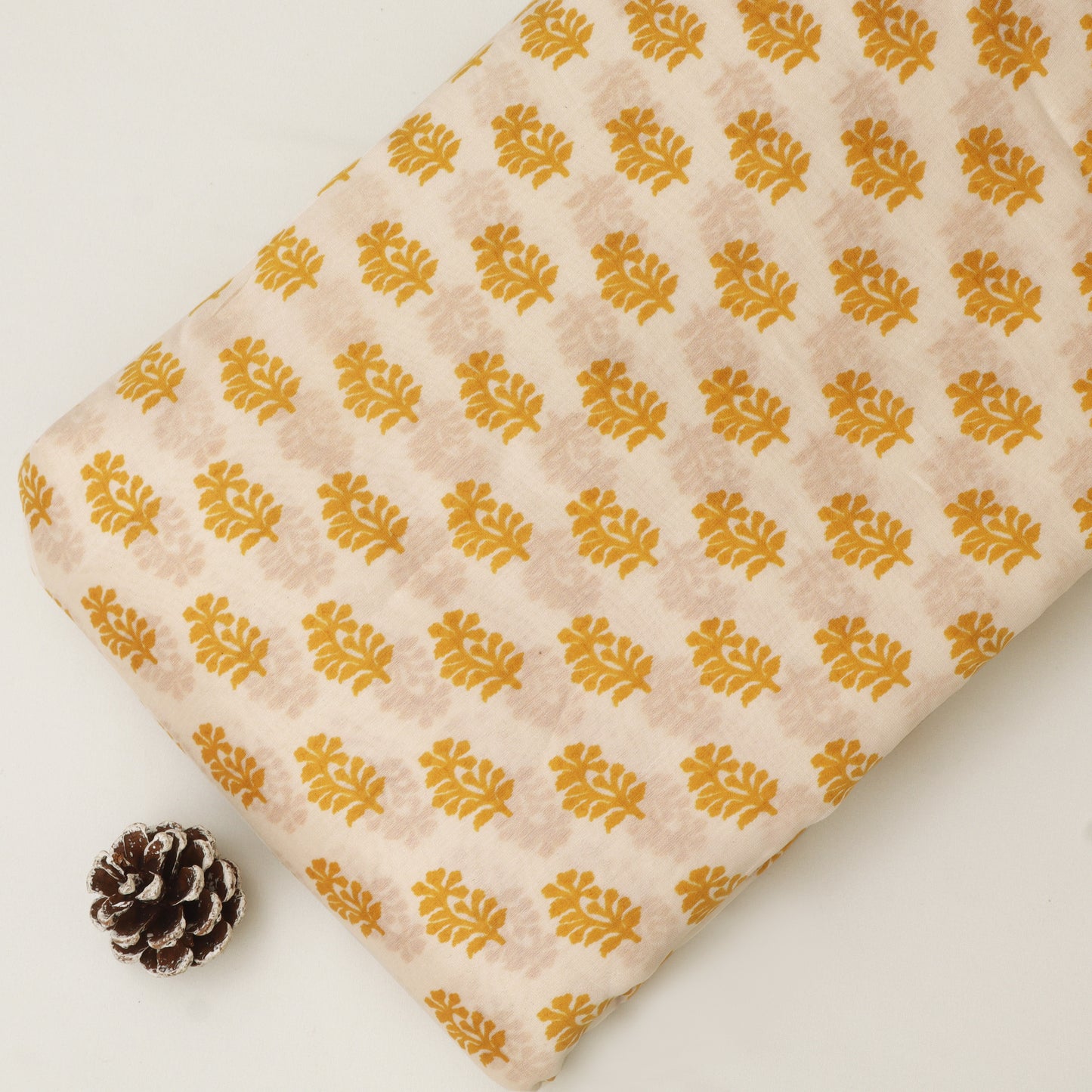 Chanderi Silk Print Fabric