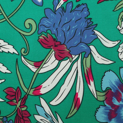 Floral Denim Print Fabric