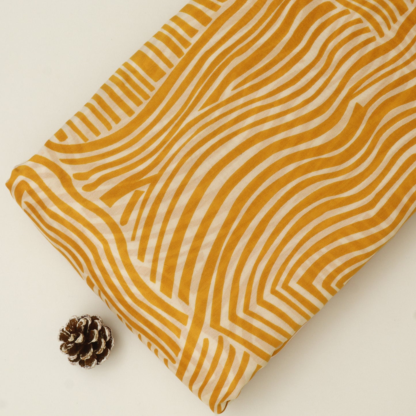 Chanderi Silk Print Fabric