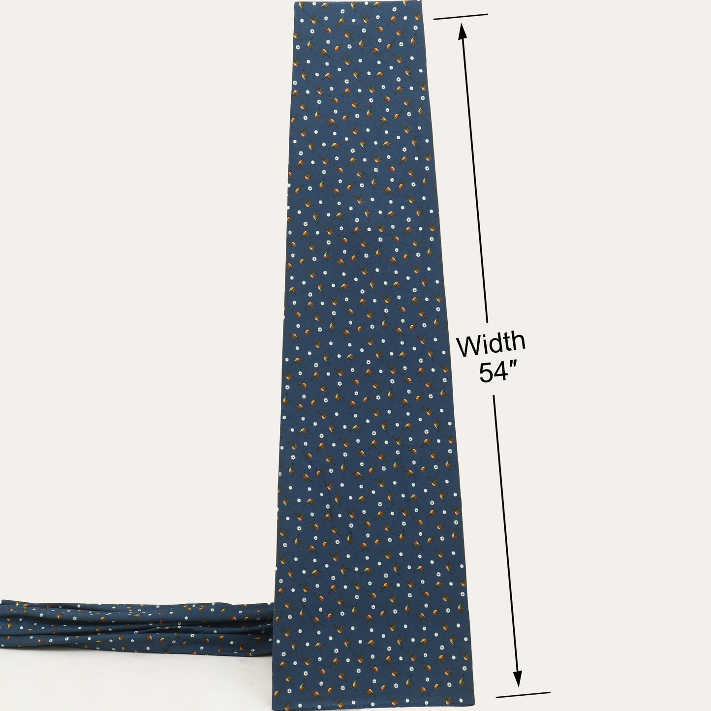 Floral Denim Print Fabric