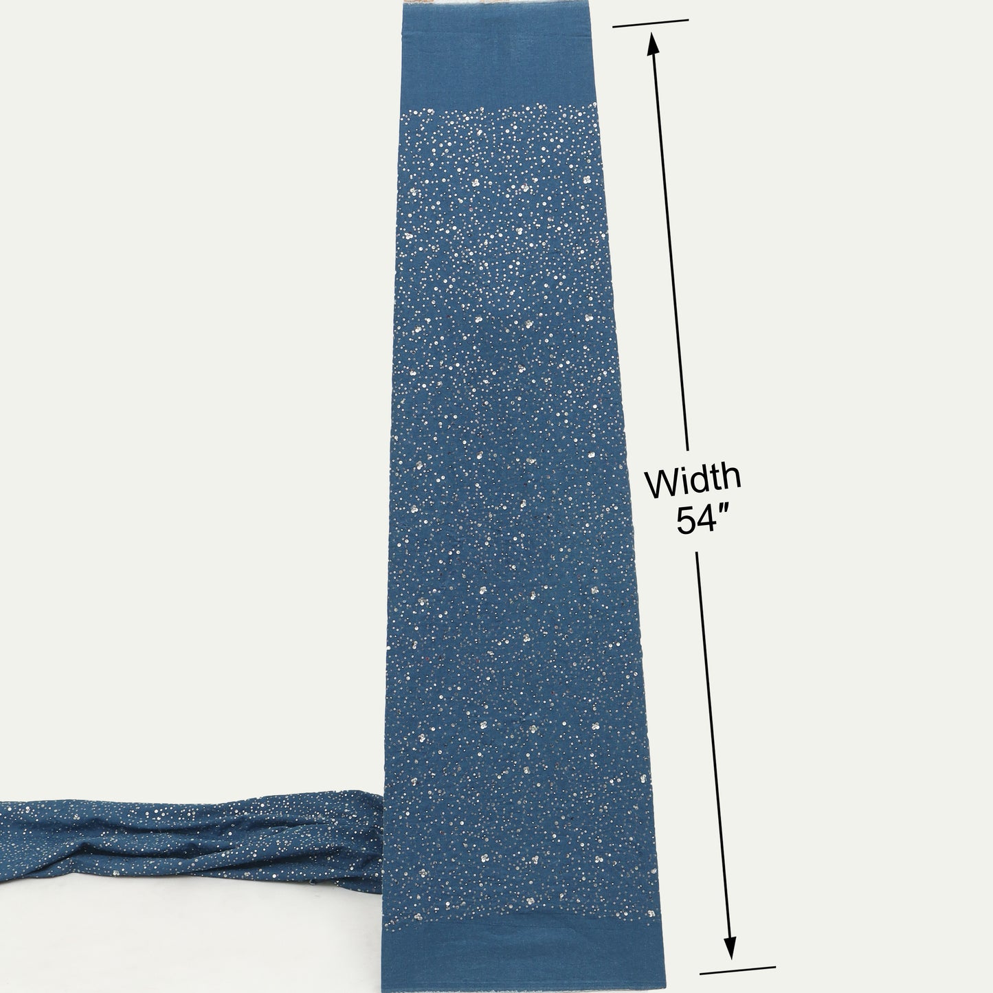 Denim Sequins Embroidery