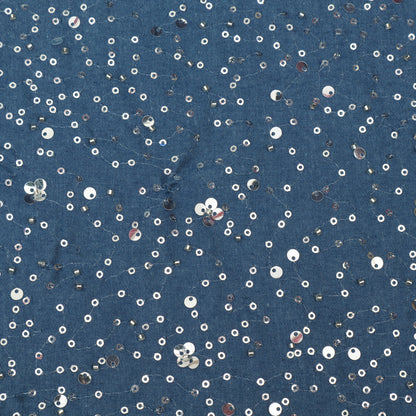 Denim Sequins Embroidery