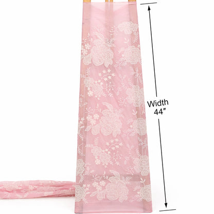 Mul Chanderi Embroidery Fabric