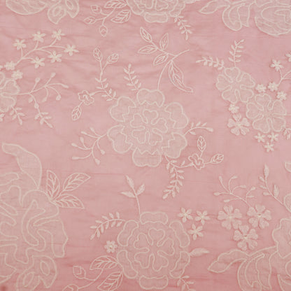 Mul Chanderi Embroidery Fabric