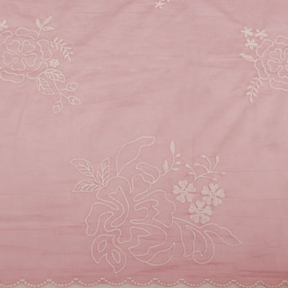 Mul Chanderi Embroidery Fabric