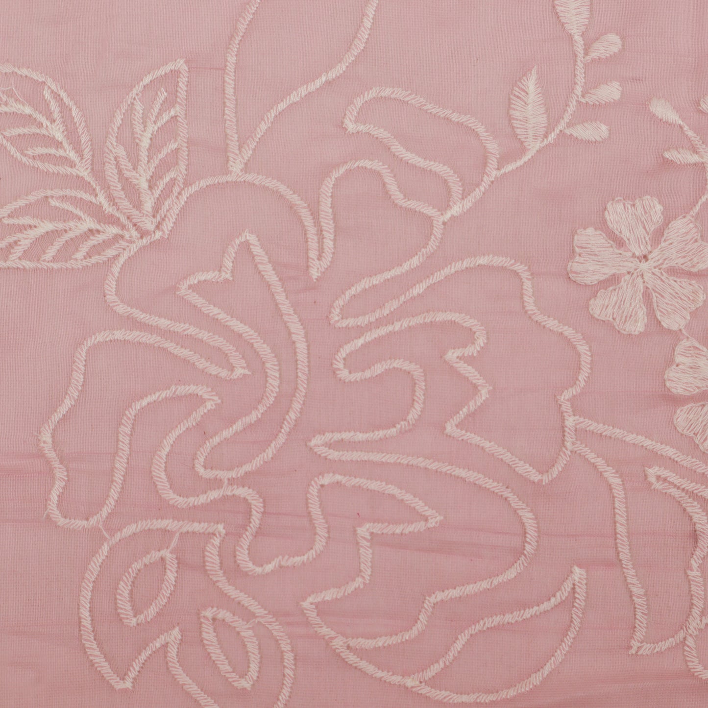 Mul Chanderi Embroidery Fabric