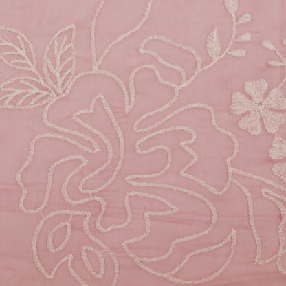 Mul Chanderi Embroidery Fabric