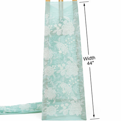 Mul Chanderi Embroidery Fabric