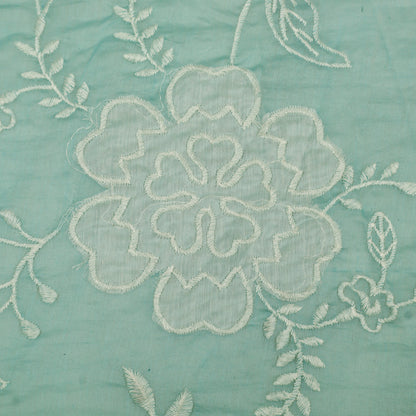 Mul Chanderi Embroidery Fabric