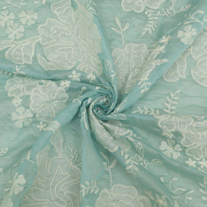 Mul Chanderi Embroidery Fabric