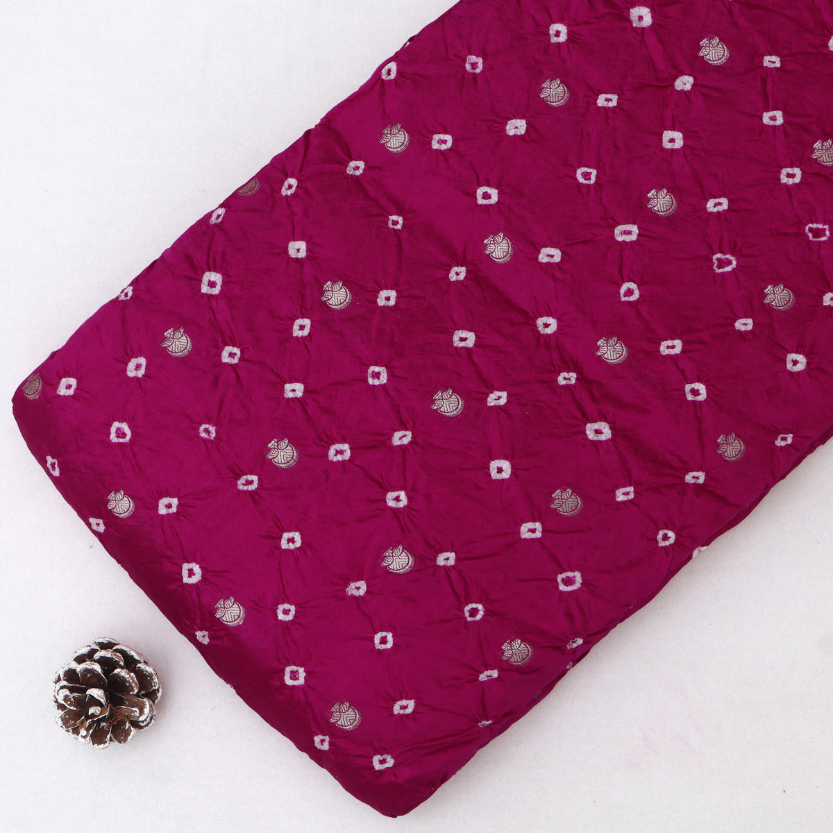 Chiniya Bandhani Brocade