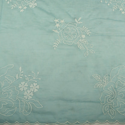 Mul Chanderi Embroidery Fabric
