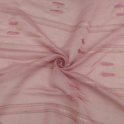 Chanderi Embroidery Fabric