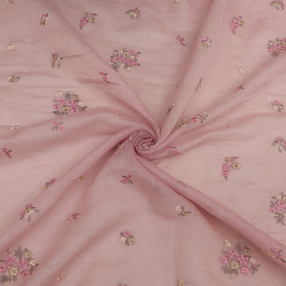 Chanderi Embroidery Fabric