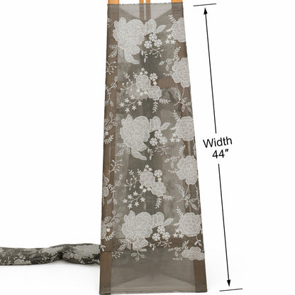 Mul Chanderi Embroidery Fabric