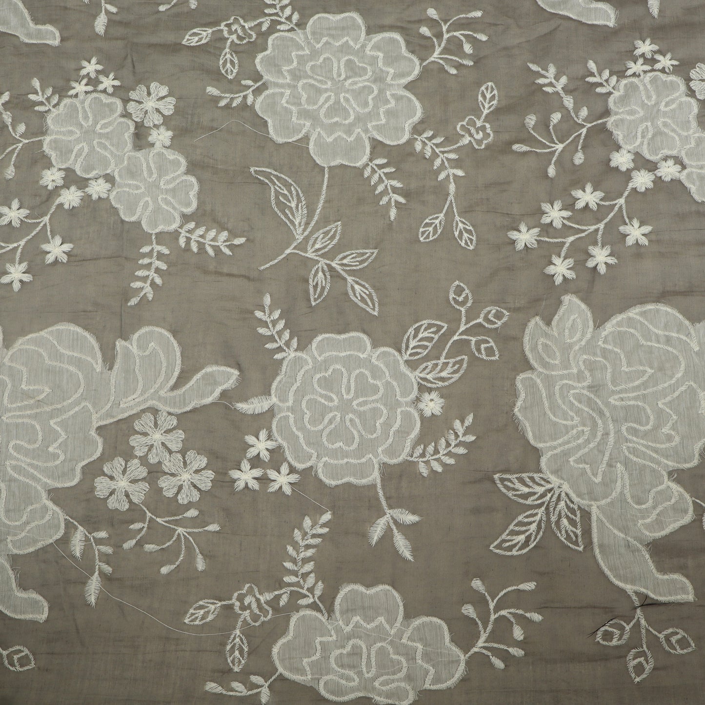 Mul Chanderi Embroidery Fabric