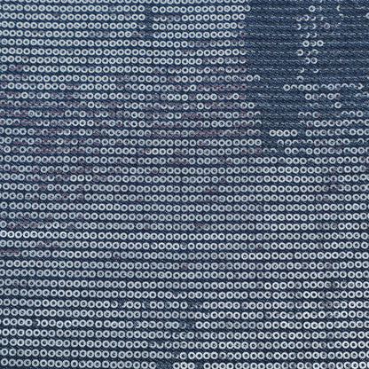 Navy Blue Sequence Denim Fabric