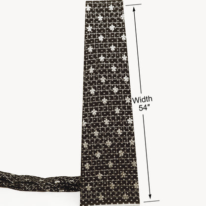 Black Denim Sequence Fabric