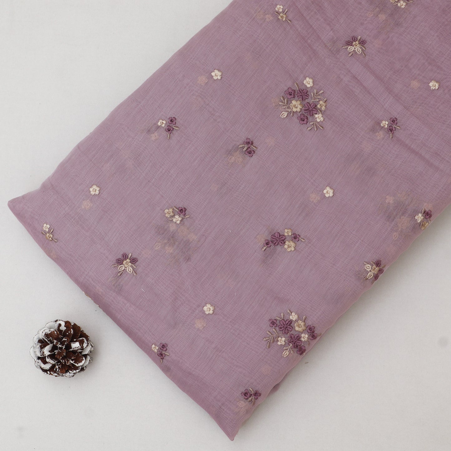 Chanderi Embroidery Fabric