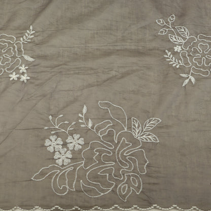 Mul Chanderi Embroidery Fabric