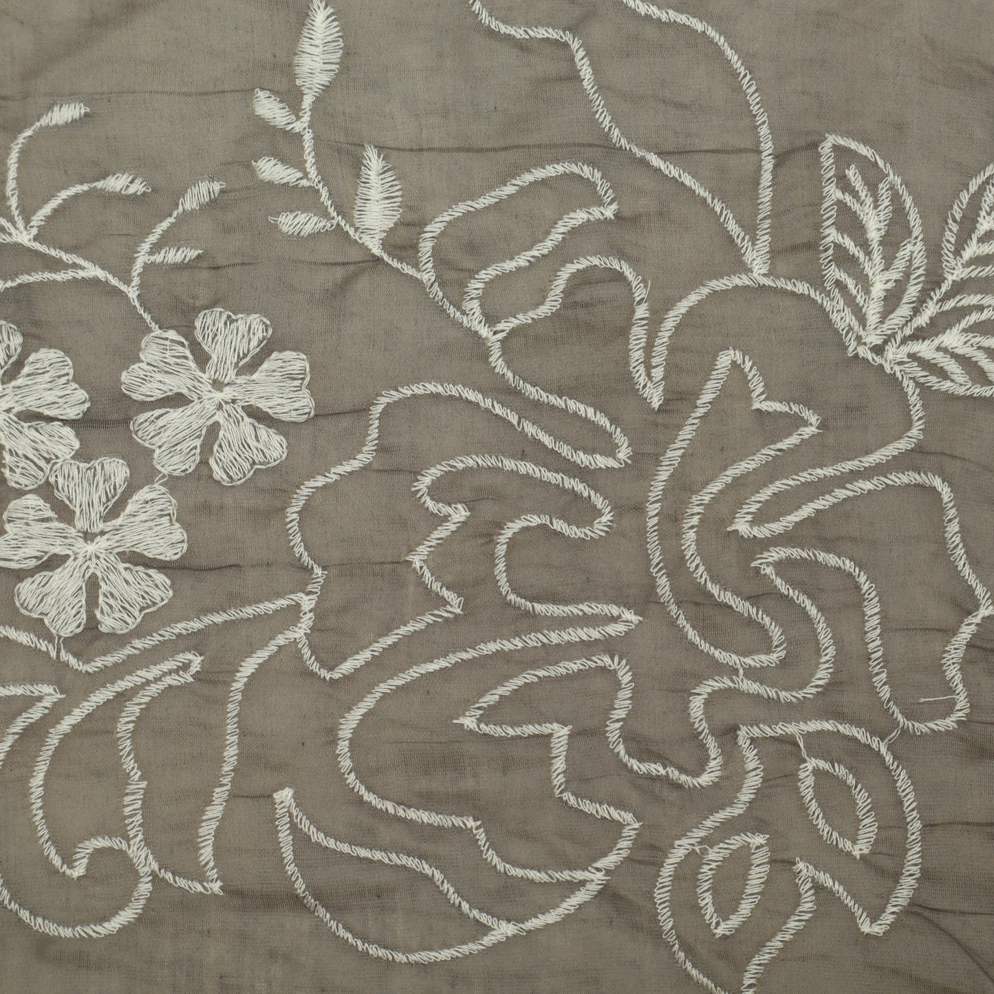 Mul Chanderi Embroidery Fabric