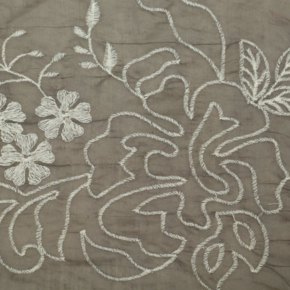Mul Chanderi Embroidery Fabric