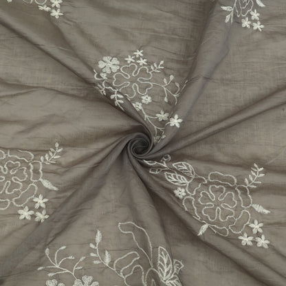 Mul Chanderi Embroidery Fabric
