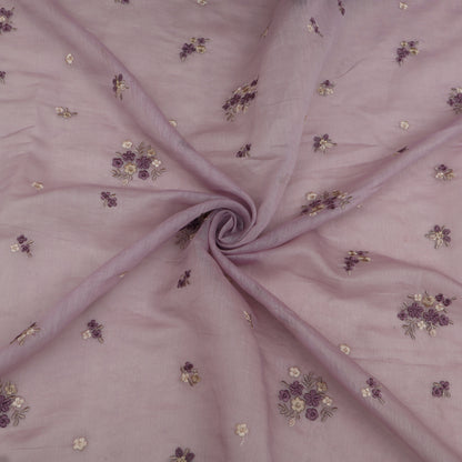 Chanderi Embroidery Fabric
