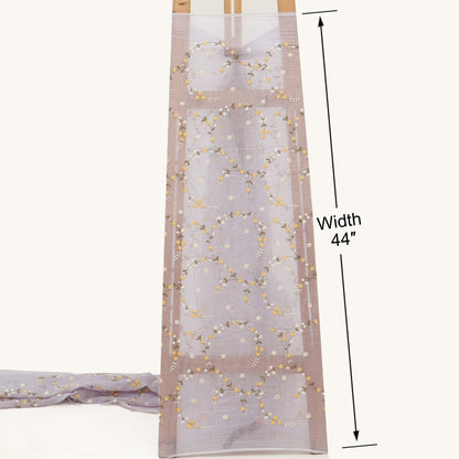 Chanderi Embroidery Fabric
