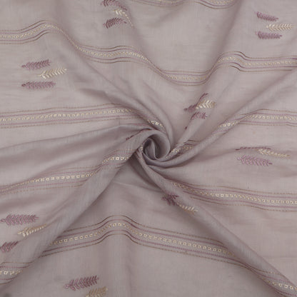 Chanderi Embroidery Fabric