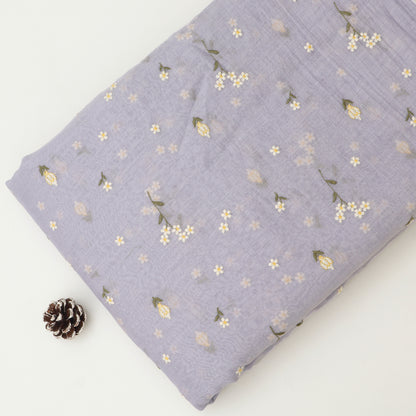 Chanderi Embroidery Fabric