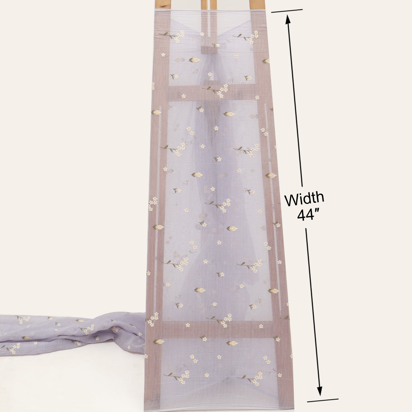 Chanderi Embroidery Fabric