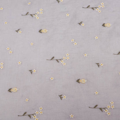 Chanderi Embroidery Fabric